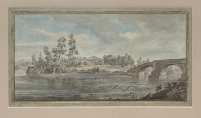 Ouze-Brücke, Armathwaite, ca. 1770-80 von Lady Mary Lowther